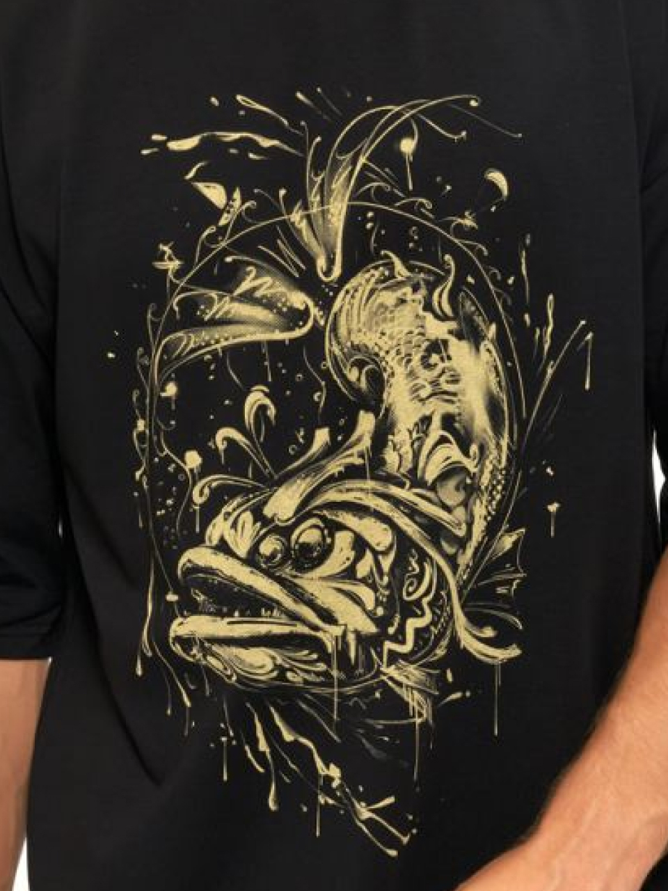 Вытравка, 1 цвет